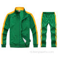 Aangepast logo kinderen track pak sport pak kleding